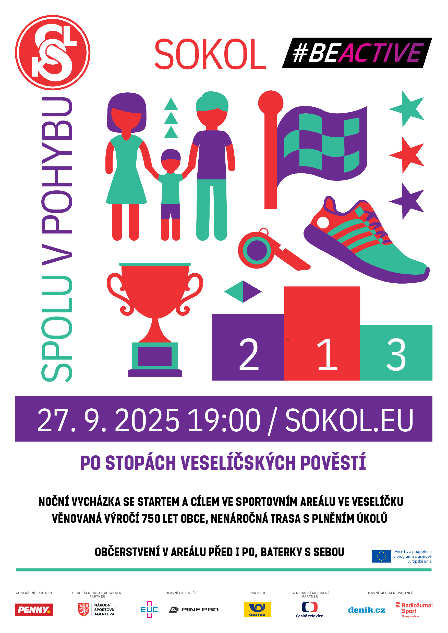 sokol v pohybu