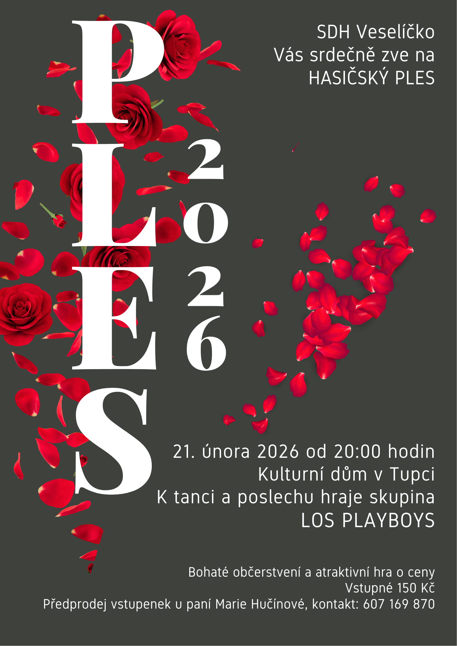 hasičský ples 2026