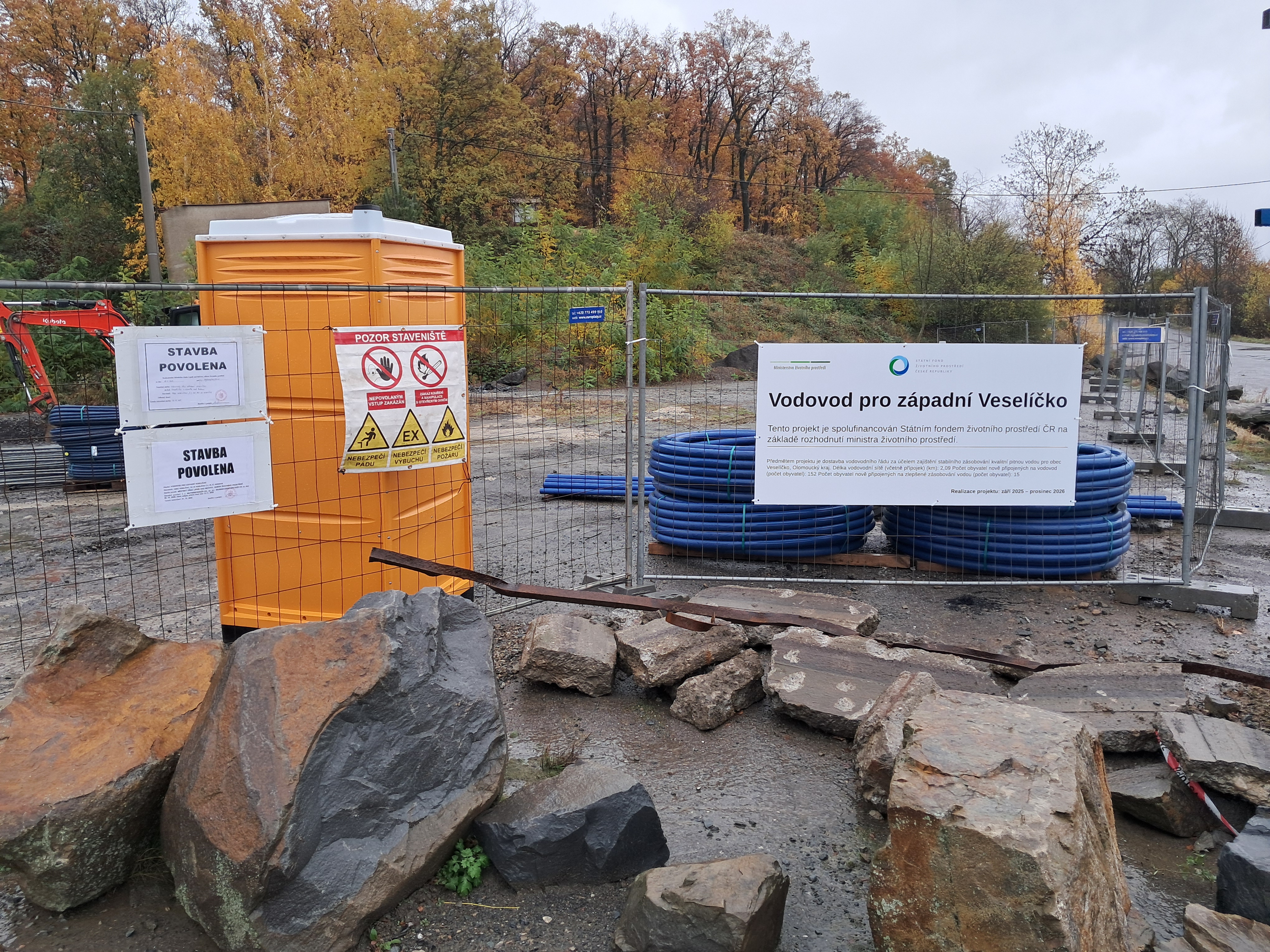 VZV Veselíčko stavba